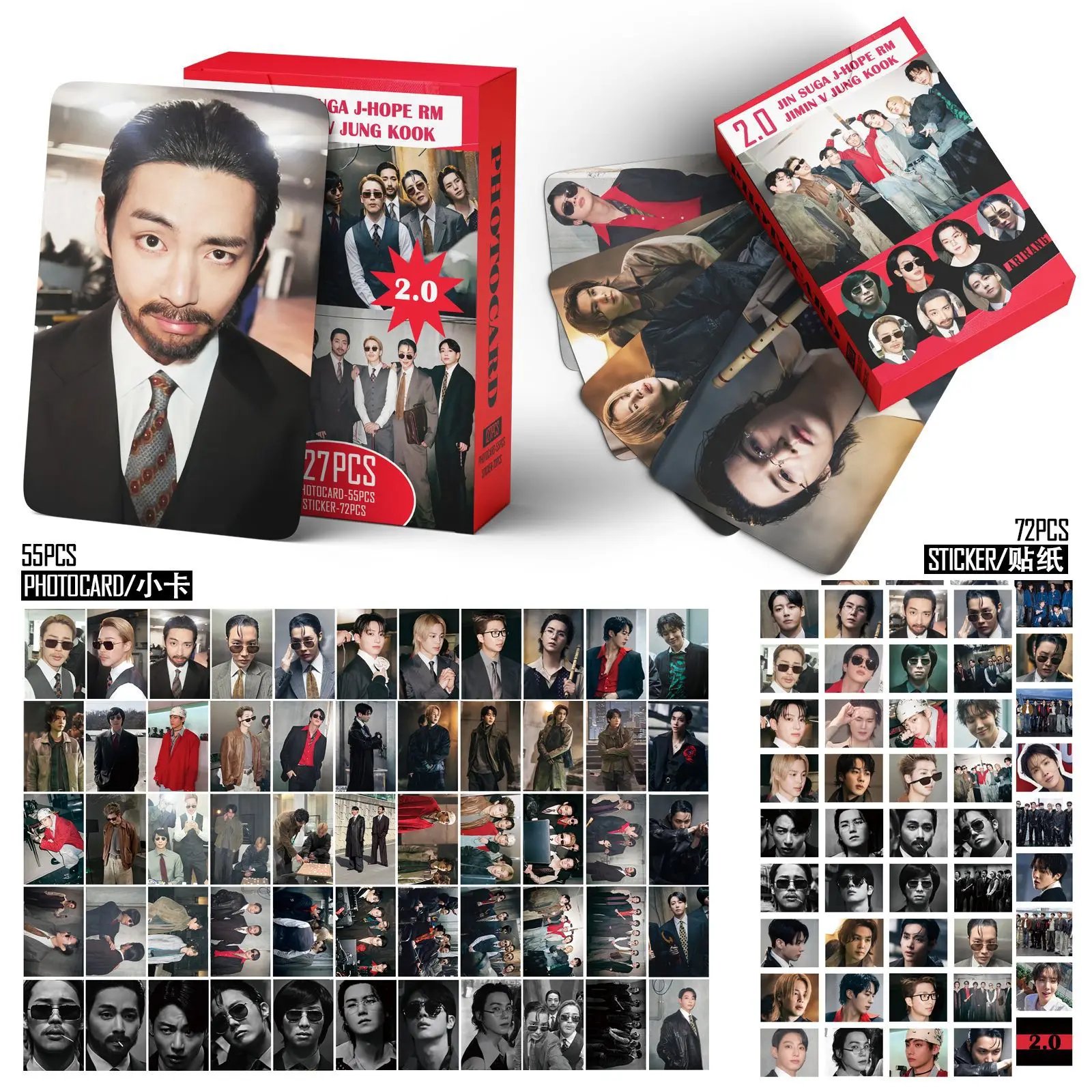 127pcs New Album CORTIS GREENGREEN JAMES MARTIN Photocards Stickers Kpop Merch Lomo Cards Set Fans Collection Cards Gifts image 3