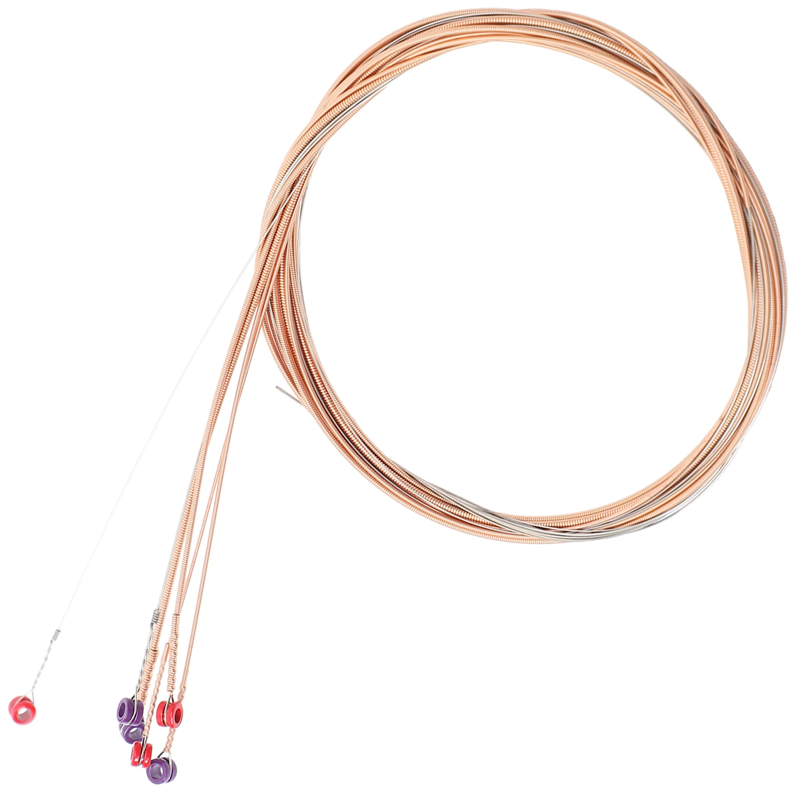 

6pcs Guitar String Set Hexagonal Alloy Cover Accessories Imported Material Replacement Strings Folk Electric Guitar Parts