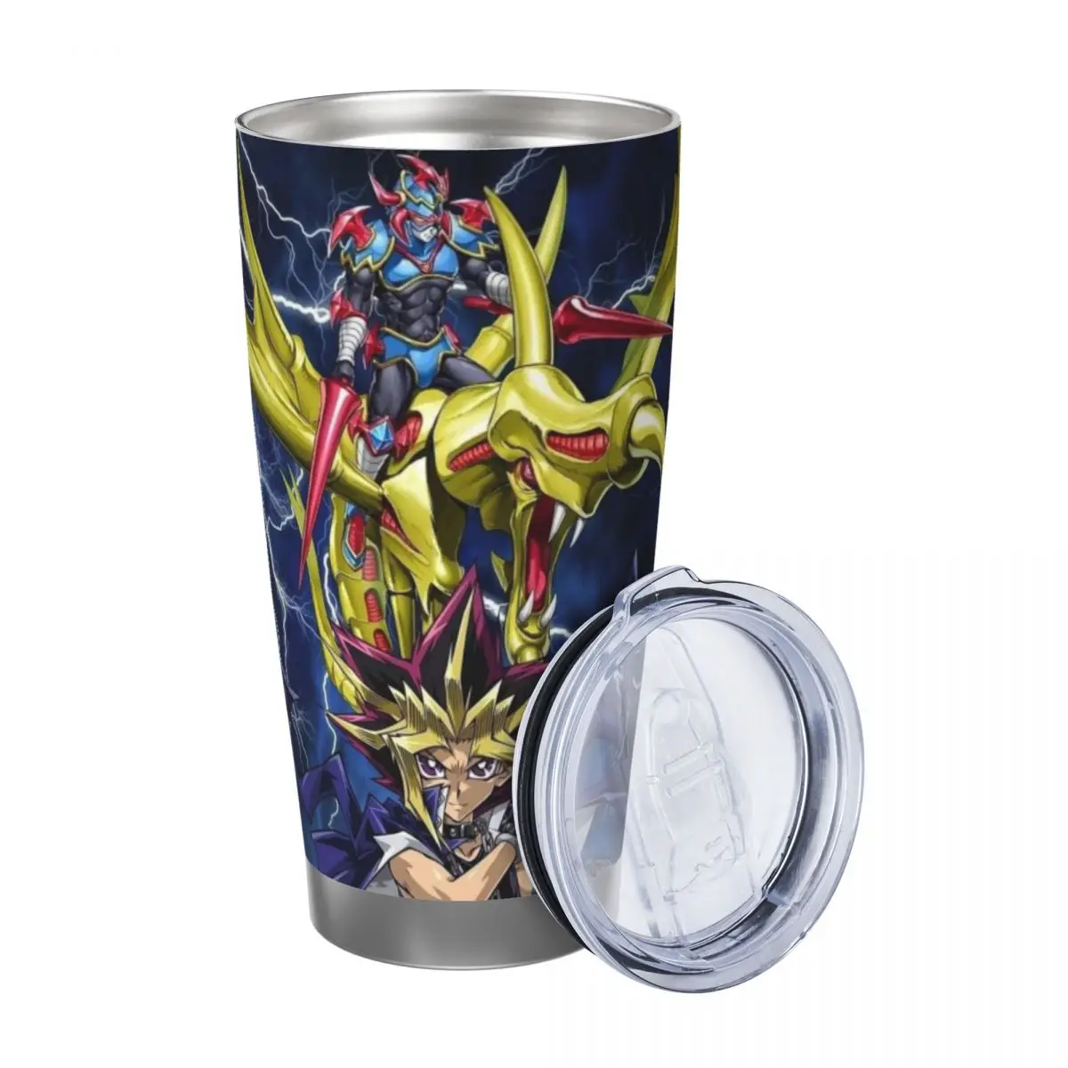 Manga-Yu-Gi-Oh 20oz Stainless Steel Insulated Thermal Coffee Car Cup Cold Hot Mugs Vacuum Flask