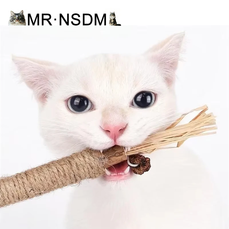 

Wooden Polygonum Stick Bite Combination New Cat Toy Teeth Grinding, Tooth Cleansing, Tooth Stain Removal Fresh Breath