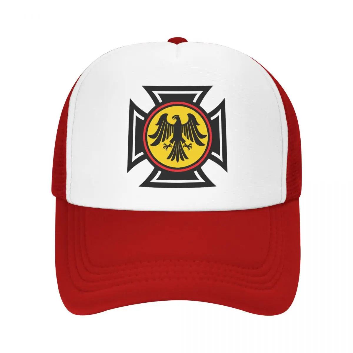 

Изготовленная на заказ немецкая шляпа дальнобойщика с орлом и крестом, женская и мужская регулируемая бейсболка для взрослых, Германия, герб, весенняя шляпа для папы