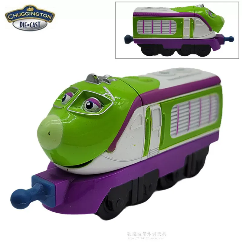 3-6pcs 6-10cm metal Japanese anime Chuggington Koko toy PVC no electric function train engine kids toy