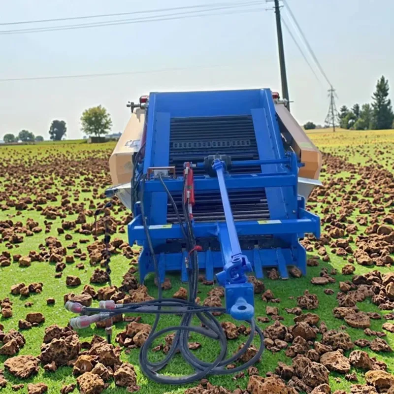 Customized Automatic Stone Quarrying Machine Large Farmland Clearing Rock Picker
