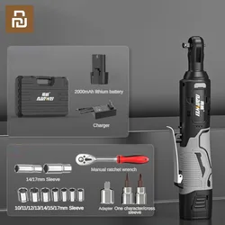 Youpin Nanwei Electric Ratchet Wrench Right Angle Wrench Rechargeable Electric Ratchet Wrench Cordless Electrician Impact Wrench