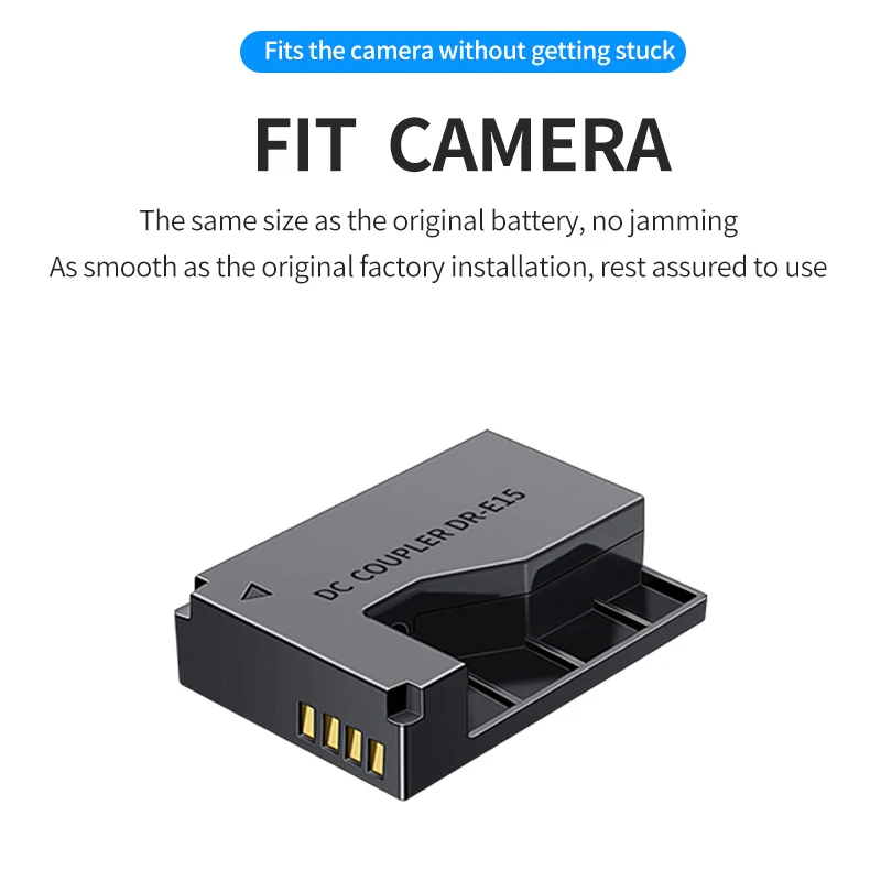 HQIX для камеры Canon EOS 100D SX70 HS KISS X7 ACK-E15, виртуальный аккумулятор, USB-адаптер питания