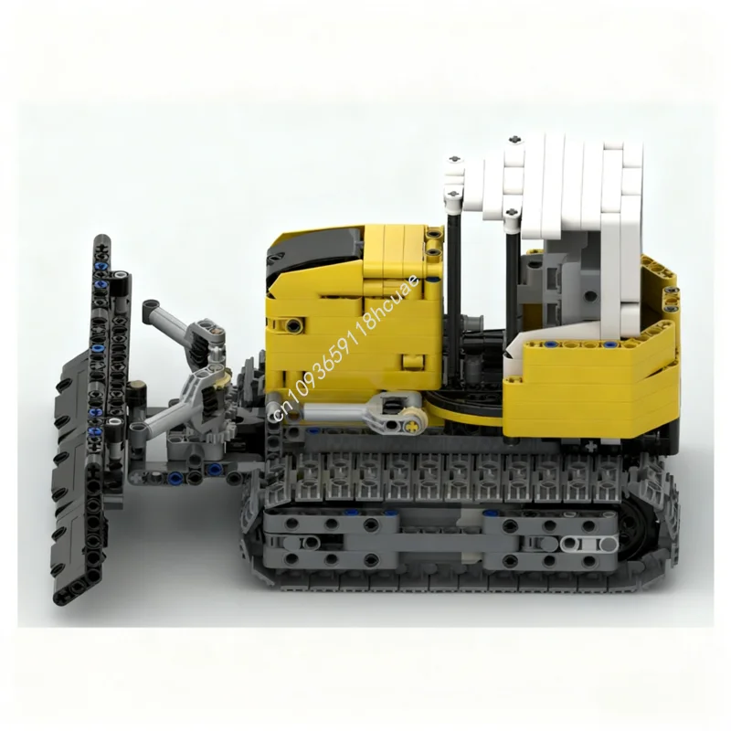 625 stks MOC Technische Bulldozer Model bouwstenen ambachtelijke speelgoed Modulaire Baksteen Onderwijs Verjaardag kerstcadeaus