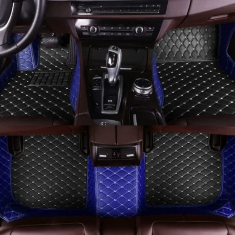 Full coverage custom car mats for Kia stonic Seltos K5 K3 Foot Coche Accessories Carpets PU wholesale auto parts 2000-2023