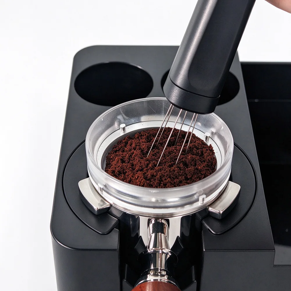 PERFFEE Anillo dosificador para espresso de 51mm 53 mm 58mm Embudo dosificador para café de plástico PC mate magnético de 54mm Accesorios para café Herramienta para baristas