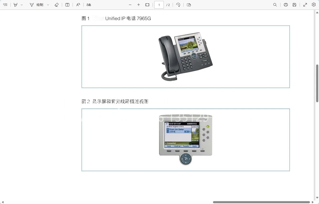 CP-7965G Unified IP Phone