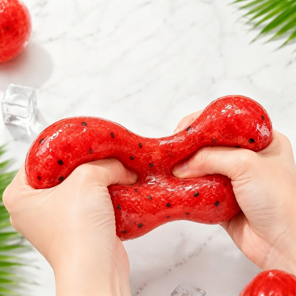 2026 Handmade Watermelon & kiwi fruit Slushy Squishy Toy Soft Stress Relief Squeeze Toy Realistic Fruit Simulation Model Gift - view 6