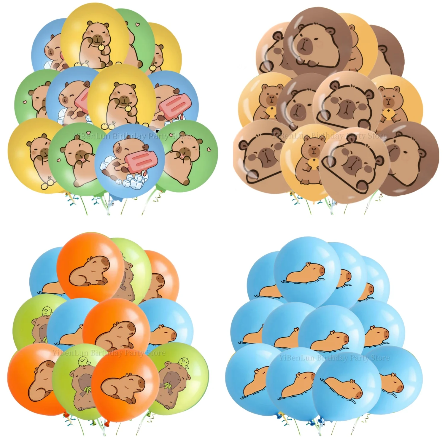 Capybara Latex Ballons Geburtstag Ballons Capybara Globen Geburtstag Party Dekoration Baby Dusche Kinder Party Gefälligkeiten DIY Liefert