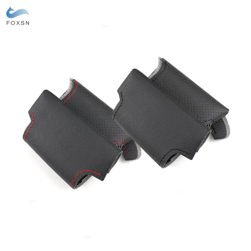Car Accessories Steering Wheel Cover Perforated Leather For Fiat Bravo Punto Linea 2007-2019 Doblo Qubo For Opel Combo 2012-2018
