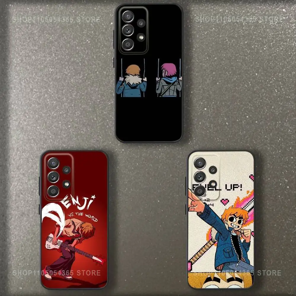

S-Scotts P-Pilgrim Phone Case For Samsung S 25,24,23,22,30,21,10,9,Ultra,Plus,Lite,FE,4,5 G Soft Black Case