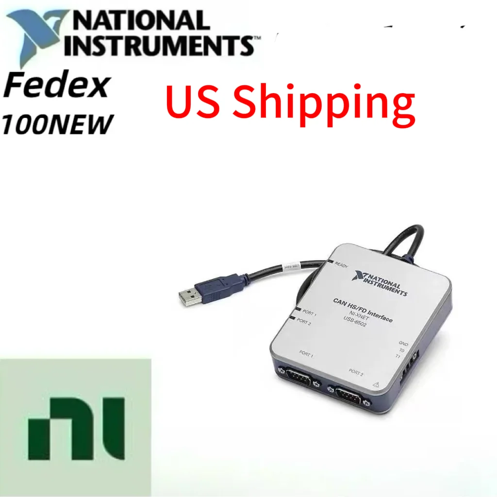 

NI USB-8502 784662 -01 Двухпортовое интерфейсное устройство Can Совершенно новое быстрое FedEx НОВОЕ