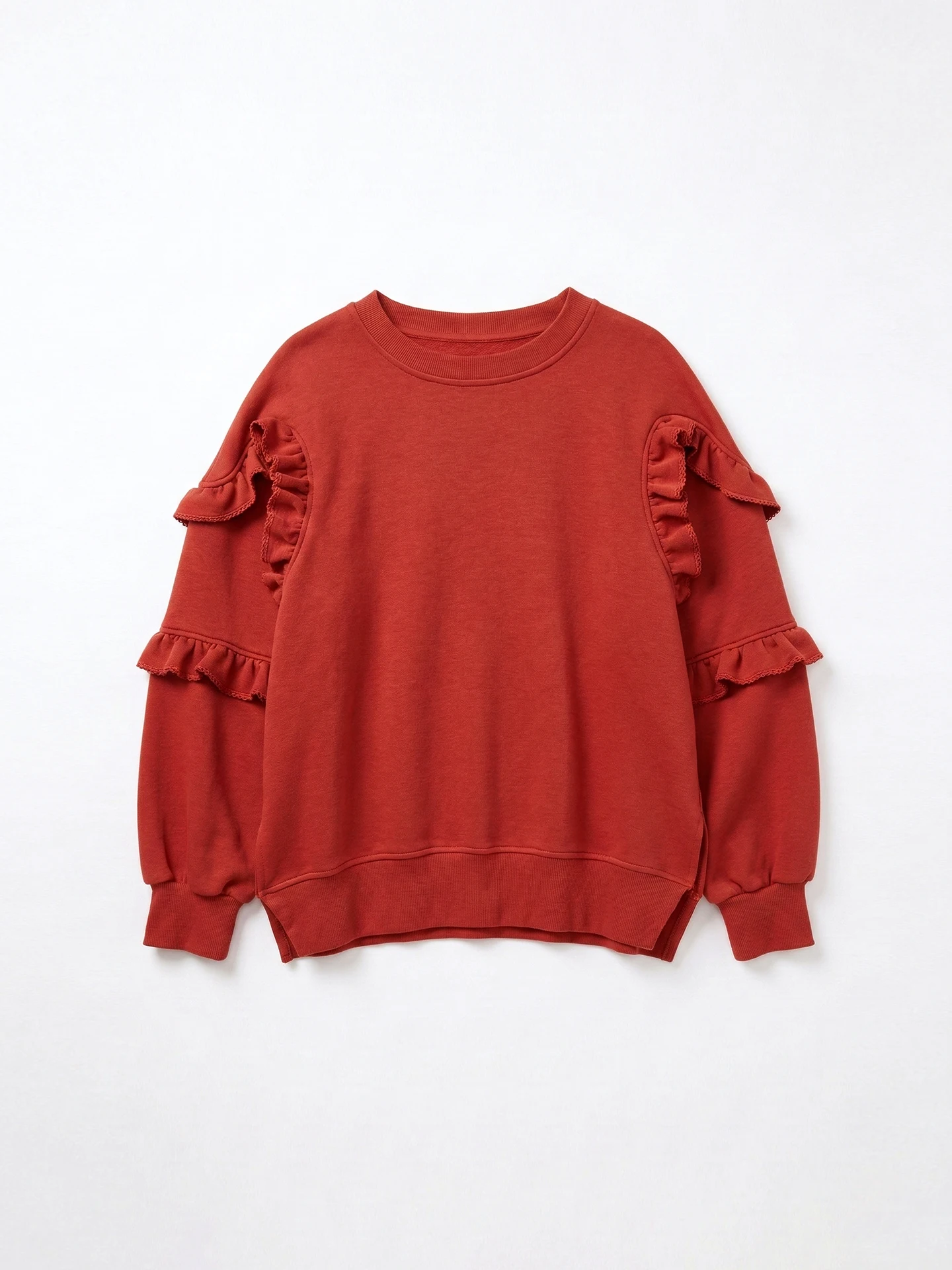 

Spring Opening Single Piece Hoodie Sample Loose Fit Ladies' Class B Hooded Polyester Long Sleeve round Neck Short Style