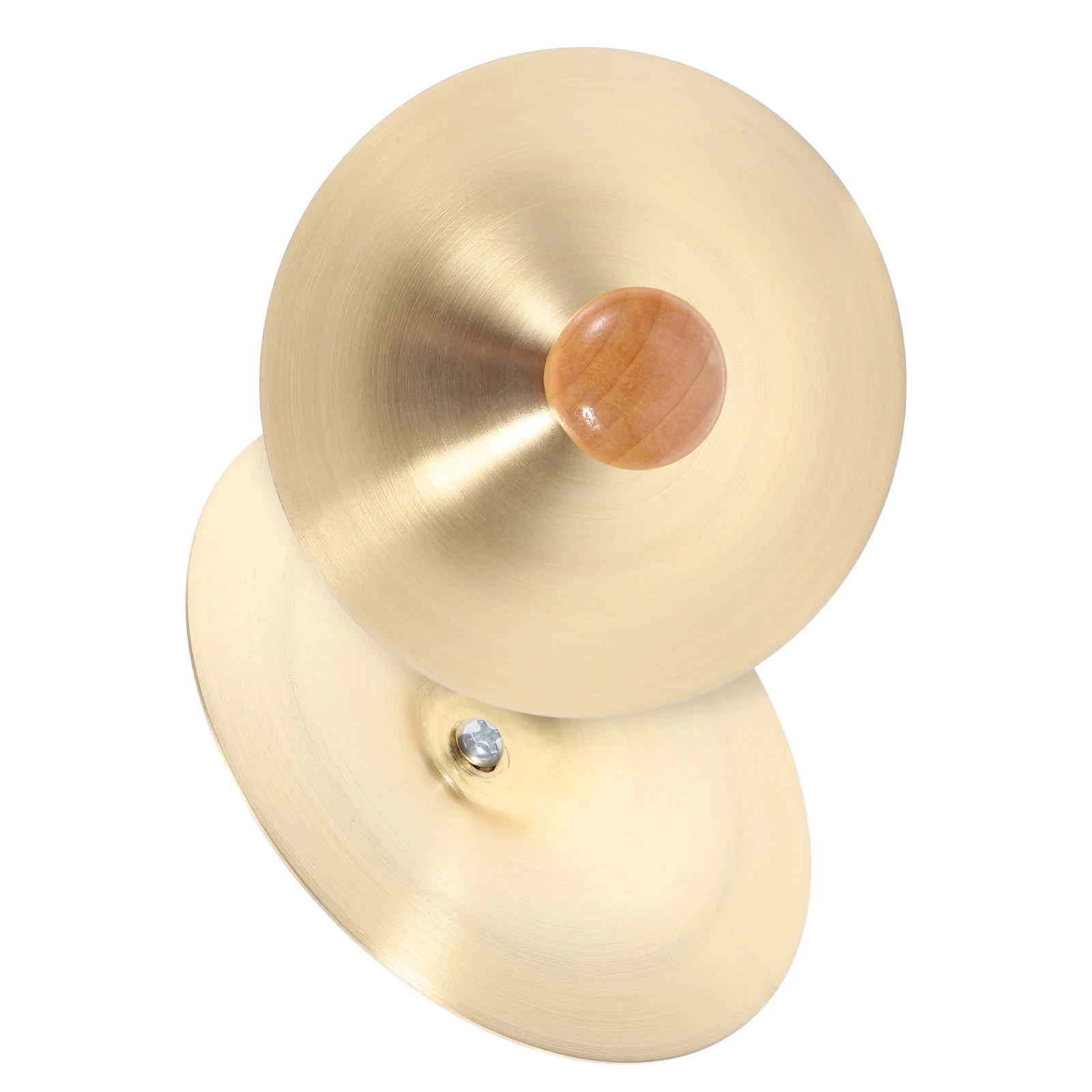 

2Pcs Copper Instruments for Kids Small Hand Mini Instruments Percussion Mute Finger Cymbals Easy Safe Fun Musical