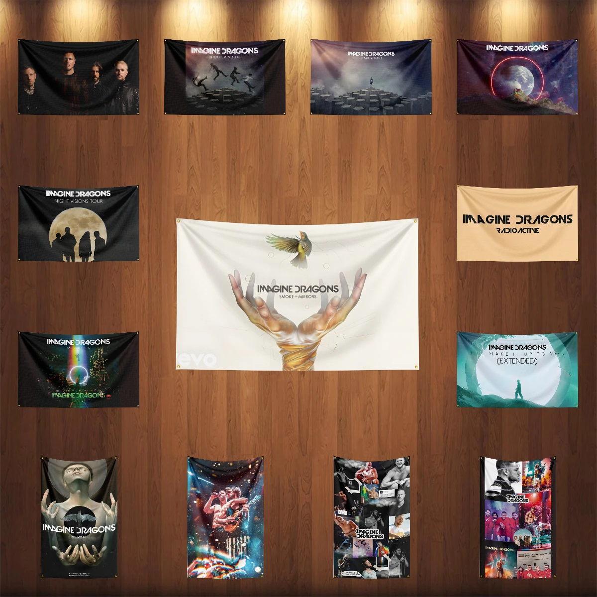 

3x5 Ft Heavy Rock Band I-Imagine-Dragonss Flag Polyester Digital Printing Banner for Bedroom Wall Art Out Door Tapestry Decora