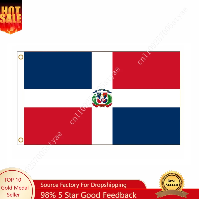 

Dominican Flag Dominican National Flags Wall decoration Sign Banner Poster For Outdoor indoor 90x150cm The Dominican Republic N