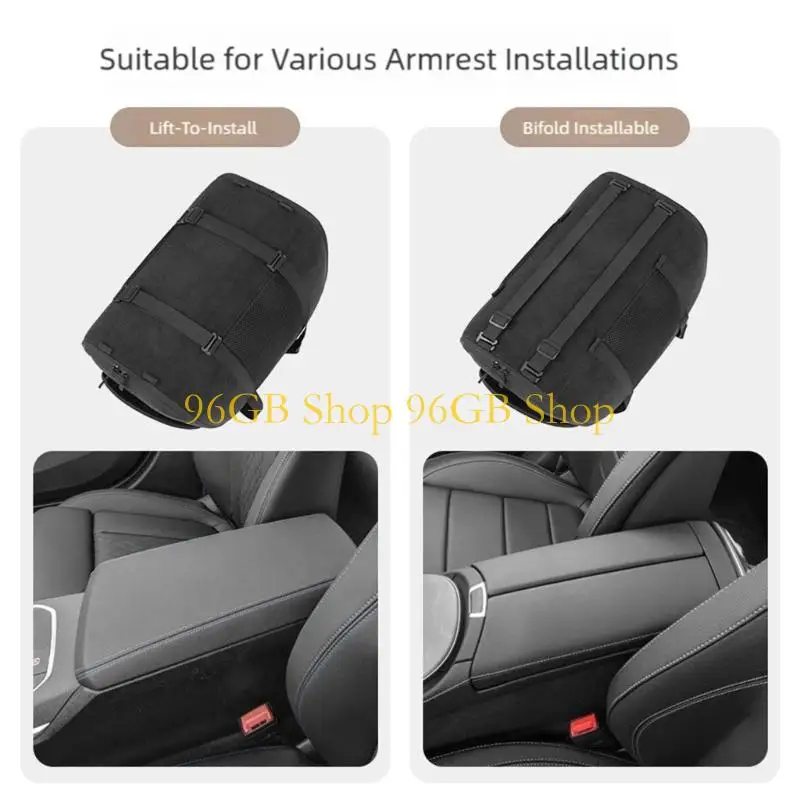 

96GB Removable and Washable Center Console Pet Automotive Pet Carriers
