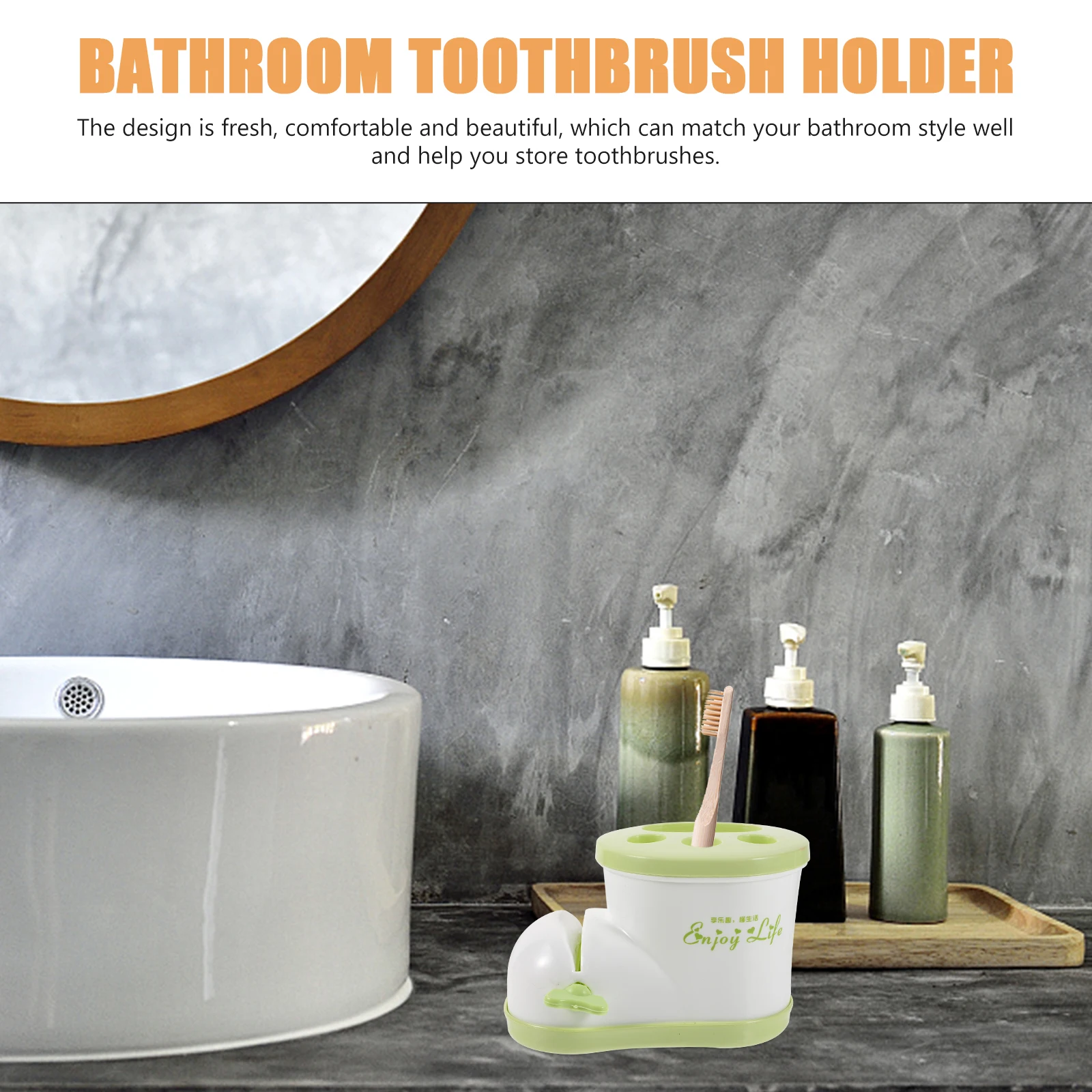

Toothbrush Holder Set Green Boot Shape Storage Dispenser Plastic Bathroom St Electric Toothbrush Razor Comb HOLDER Squeezer Tool