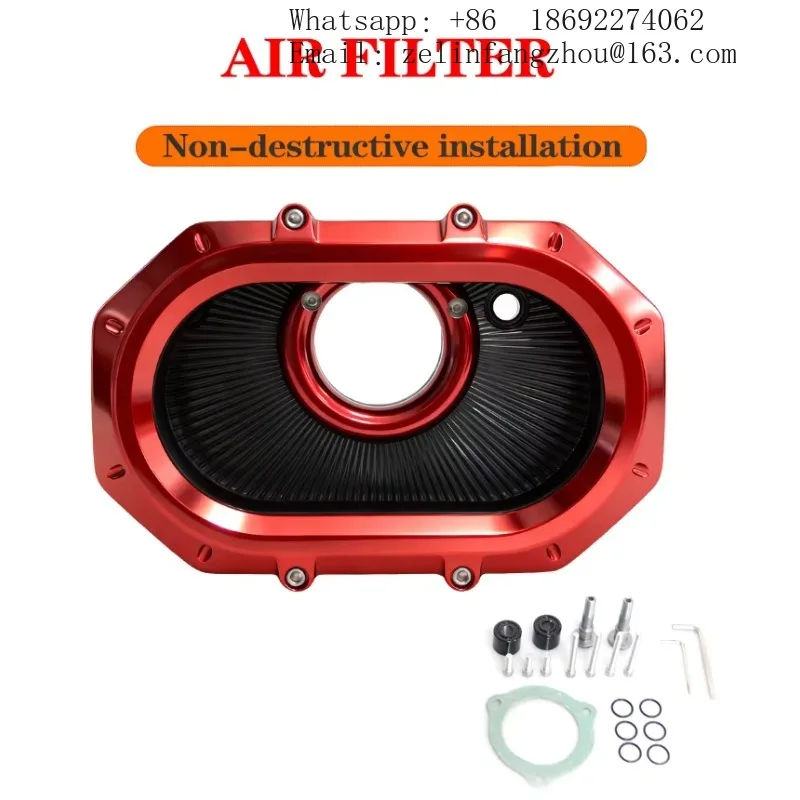 

Воздушный фильтр для мотоцикла подходит для модернизированных прозрачных воздушных фильтров серии Harley-Davidson 883/X48/1200 Sport.