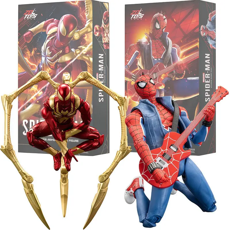 

ZD Toy Peter Parker Iron Spider‌ Spider-Punk Across the Spider-Verse Action Figure Model Toys Desktop Decoration Birthday Gifts
