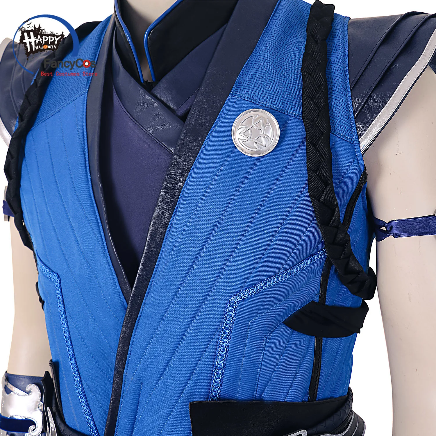 IN STOCK Sub Zero Mortal Kombat 1 Cosplay Bi Han Costume MK 1 Sub-Zero Cosplay Halloween Costume Customized Carnival