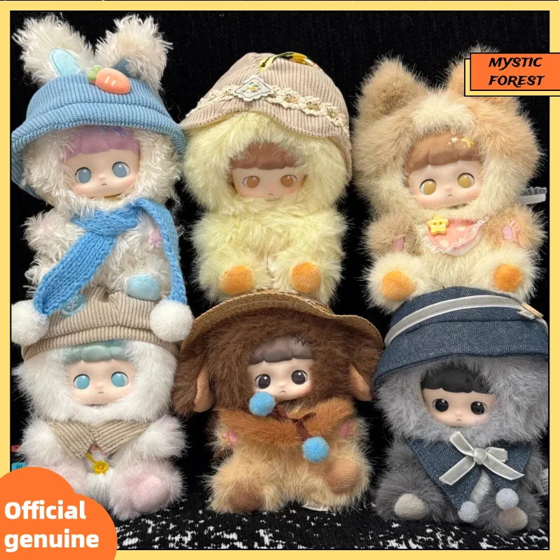 

New Original Sure Fun Maidongdong Warm Wood Children's Whispers series Vinyl Plush Blind Box Cute Collectible Doll Decor Gifts