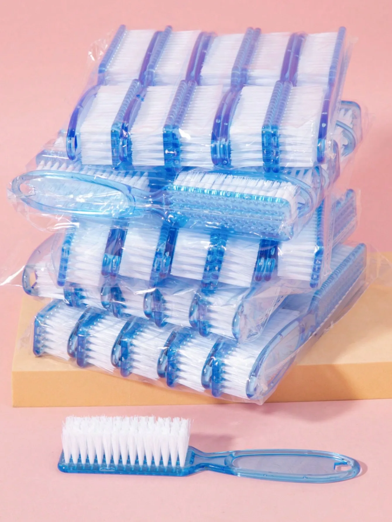 

3, 5, or 10pcs Nail Brushes with Handle, Designed for Effective Cleaning of Fingernails and Toenails. Great for Personal Hygiene & Nail Care.