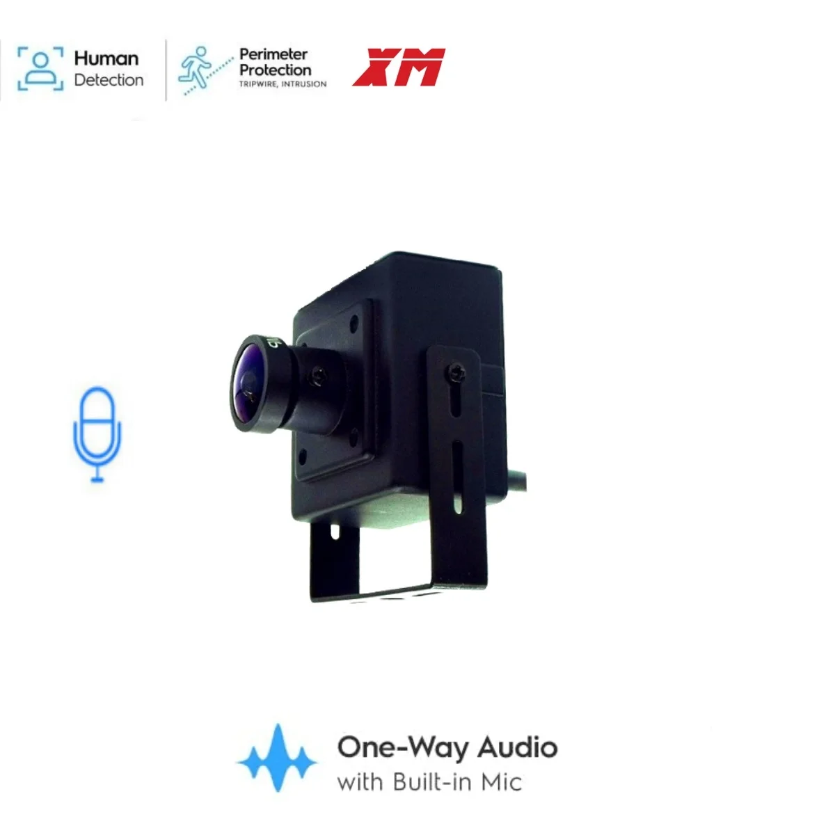 Mini telecamera IP audio 4K 5MP/4MP/3MP con microfono CCTV Telecamera di sorveglianza domestica di sicurezza HD Piccola telecamera con rilevamento umano