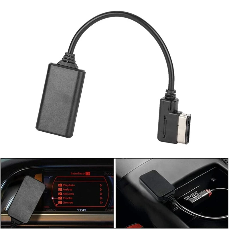 

Car Wireless Bluetooth Music Module Stereo AUX Cable Adapter 16cm For Audi Q5 A5 A7 R7 S5 Q7 A6L A8L A4L AMI