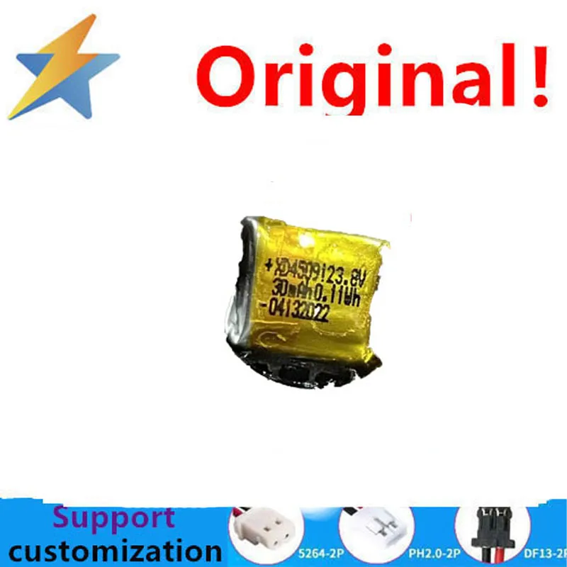 Second line 450912 lithium battery 30mAh 3.8v intelligent robot beauty device LED light Bluetooth speaker headphones