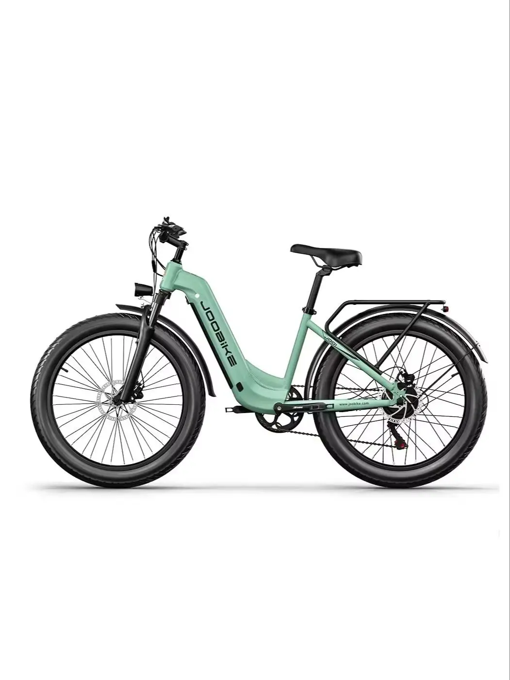 AliExpress NONE JOOBIKE  Adult Electric Bicycle 1000W Motor Men's E-Mountain Bike 26" Fat Tire Electric Bike 48V 17.5Ah Battery E-Bike