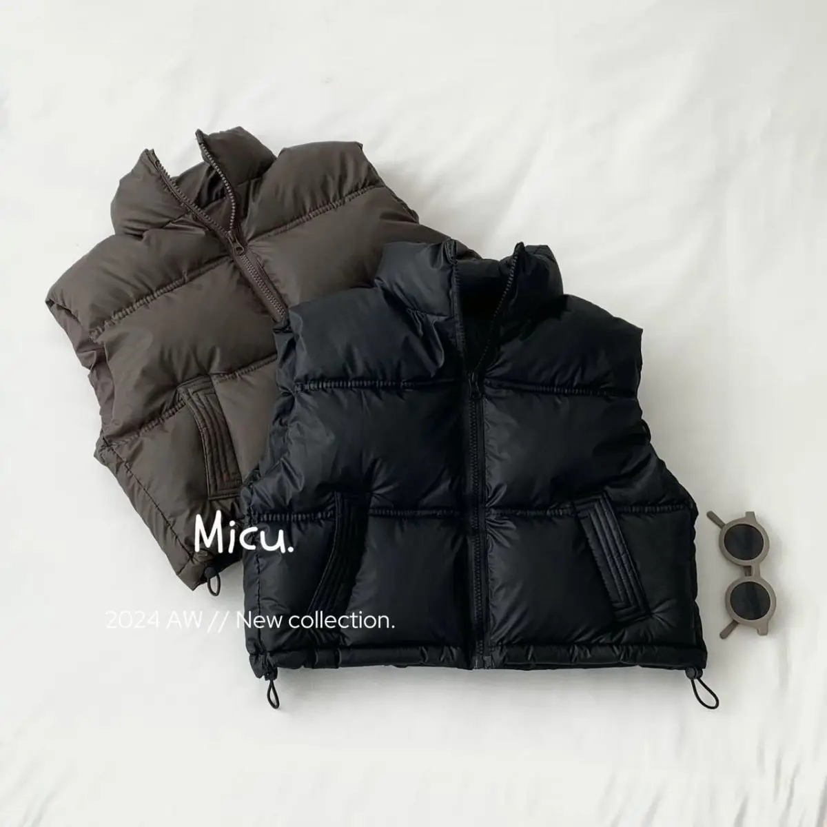 Boys Girls Winter Autumn Down Vest Coat Children Kids Warm Waistcoat Outerwear Clothing Infant Jacket for 3 4 5 6 7 8 9 10 years