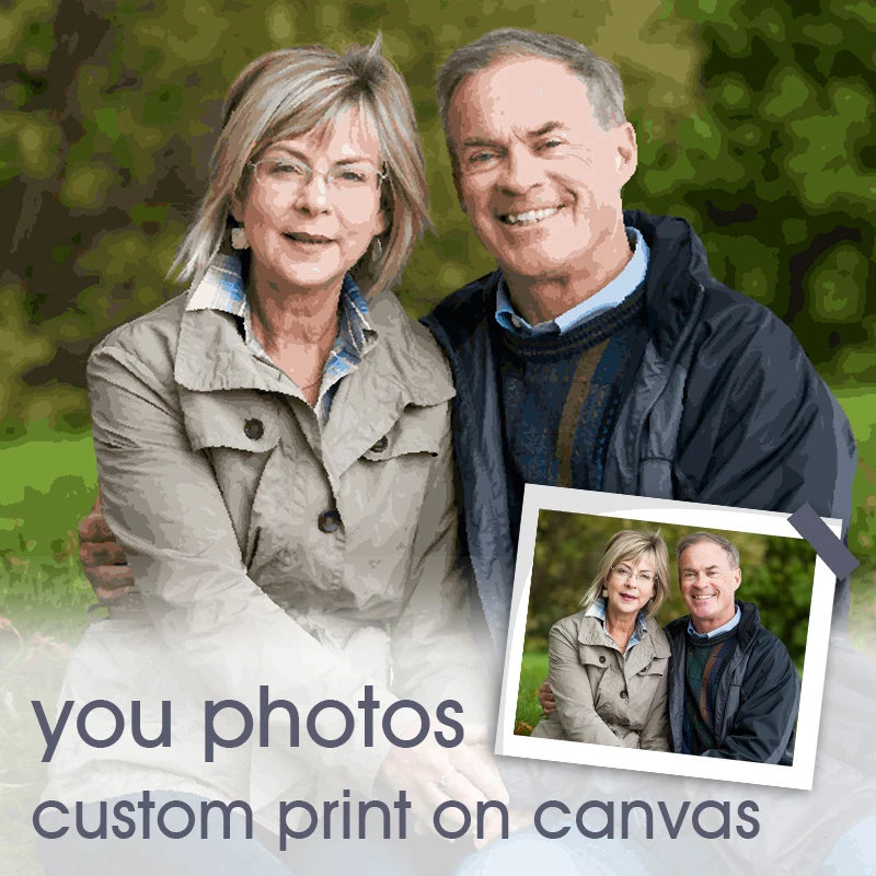24/36/48 Color Customization Of Your Own Pet Family Photo Personal Portrait Picture Paint By Numbers Handpainted Home Decor Hang