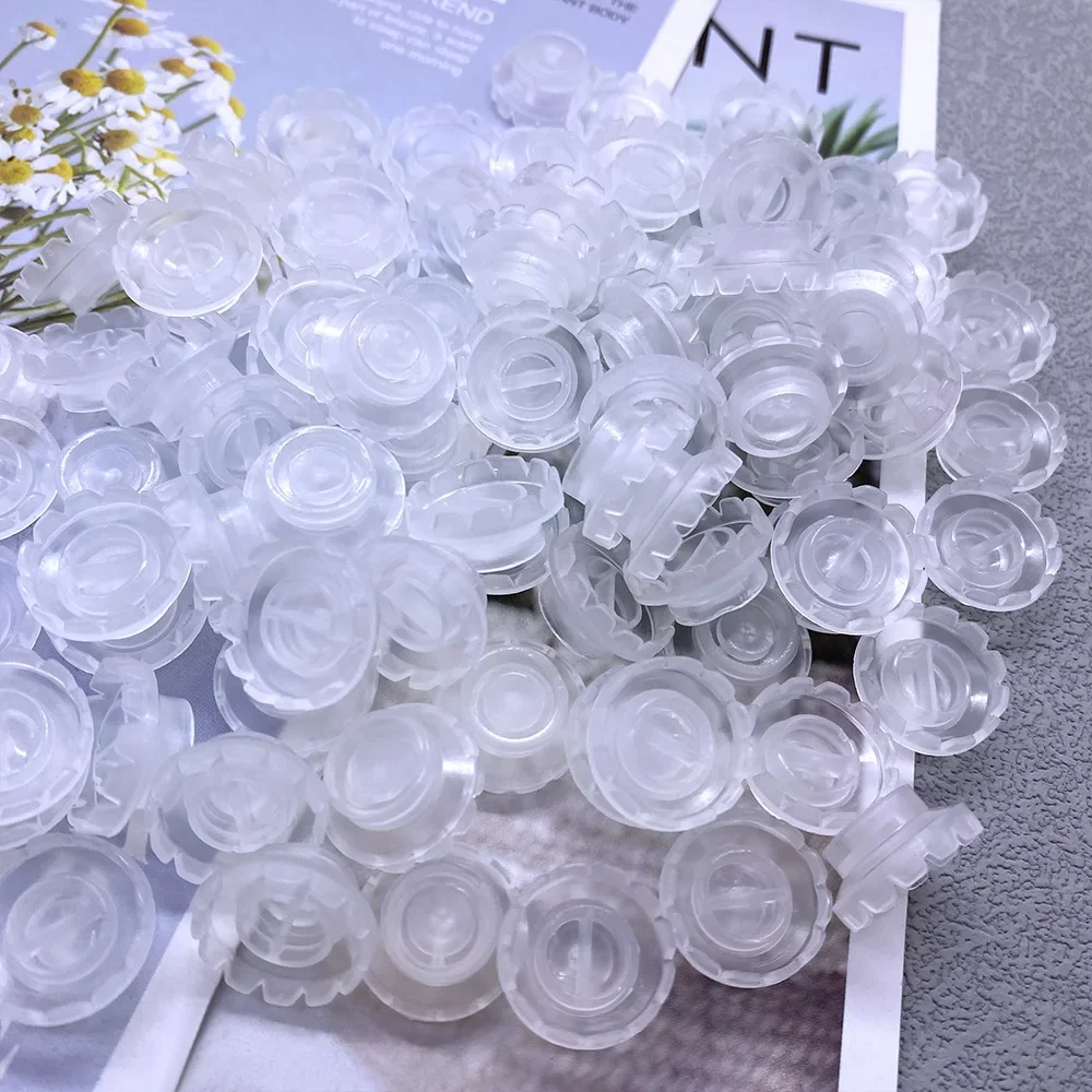 Zanse100pcs Estensione ciglia Fiore rosa Colla Ritardo Tazza Tattoo Adesivo Pigmento Titolari Innesto Ciglia Tenendo Vassoi Strumenti