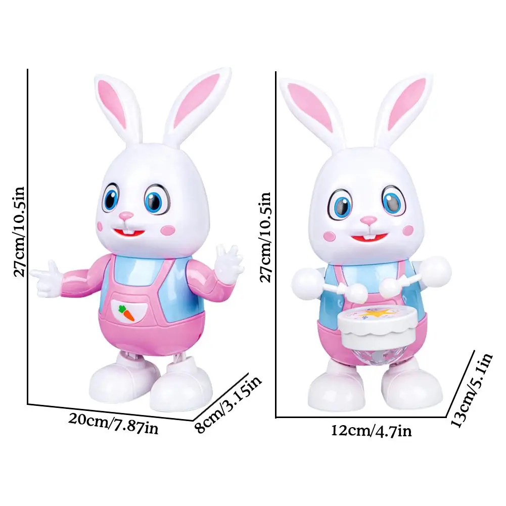 Cute Funny Rabbit Crawling Toys Electronic Dancing Rabbit Guitarist Toy For Children\'s Toys Early Education Enlightenment Toys