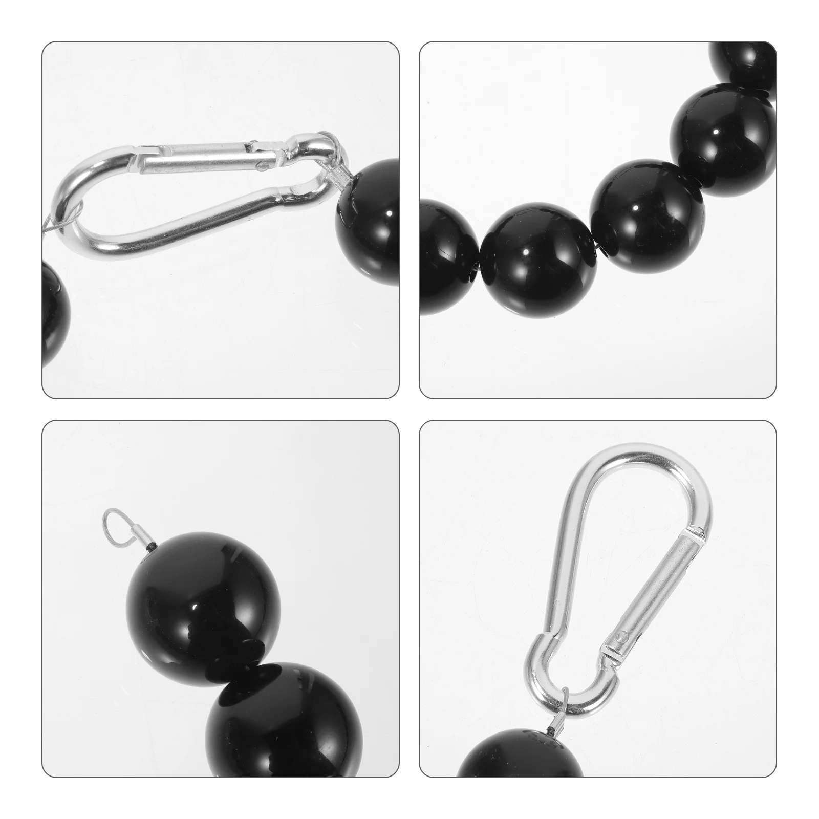 

Flagpole Retainer Ring Beaded Design Smooth Lines Flag Close Attachment Prevent Flag Swing Outdoor Flagpole Accessories