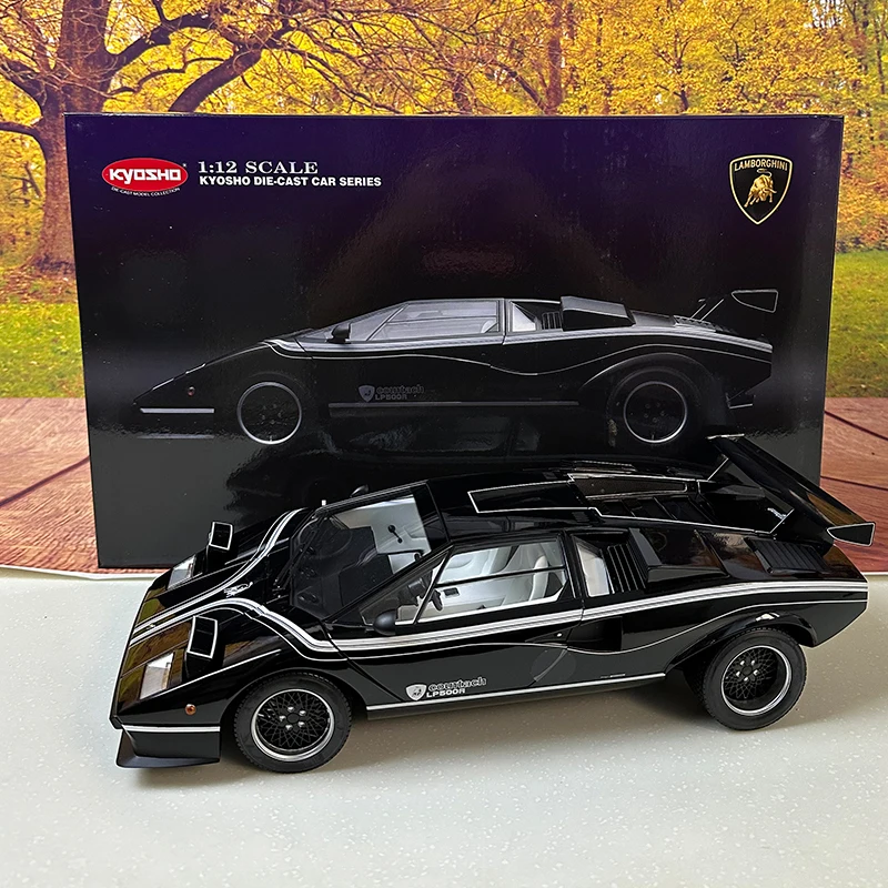 Kyosho 1/12 Lamborghini  Countach  LP500R  Metal car  model  Black special edition presents for boys for the holidays