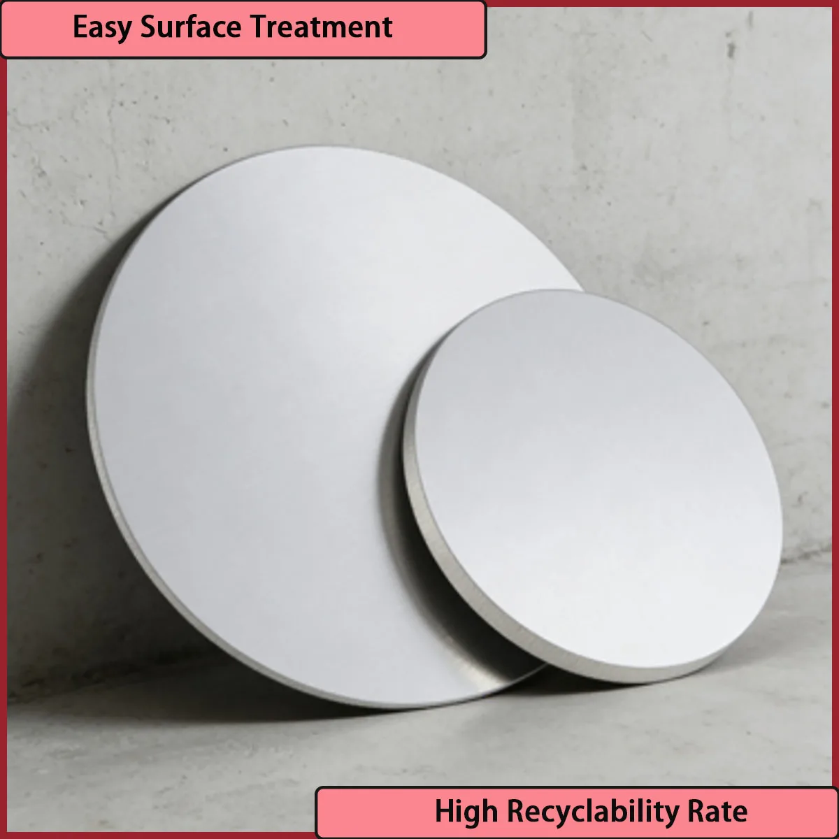 Circular aluminum alloy plate with a thickness of 1-6mm is used for mechanical manufacturing