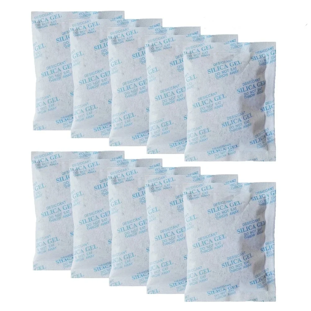 Moisture Absorbers Silica Gel Pack,Premium Desiccant Packs for Food,ElectronicsCloset, Jewelry Storage, 10g, 10g, 20, 50,100 Pa