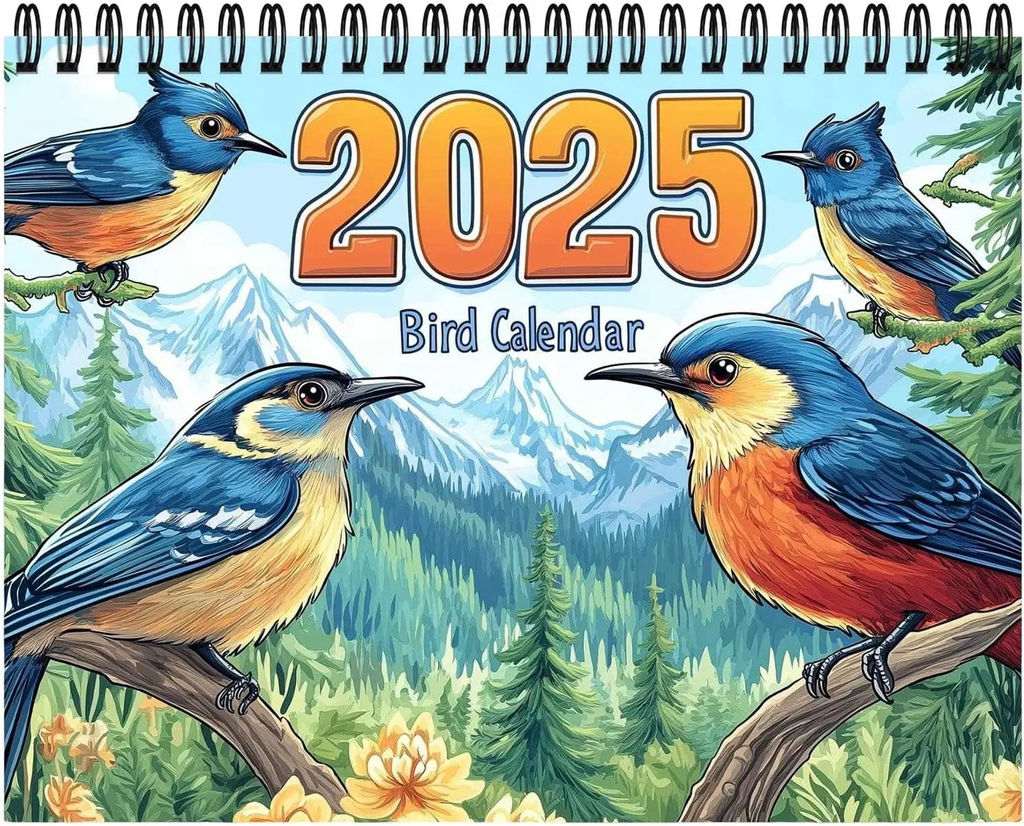 2025 Animals Monthly Calendar Creative Bound Hanging Wall Calendar Family Planner Calendar 2025 Animals Lovers Wall Calendar