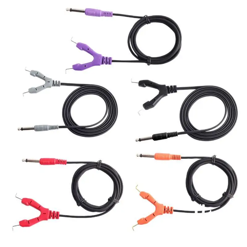 Tattoo Machine Silicone Hook Wire 1.8m Coil Machine Pure Copper Hook Wire Tattoo All-in-one Machine To Connect The Power Cord