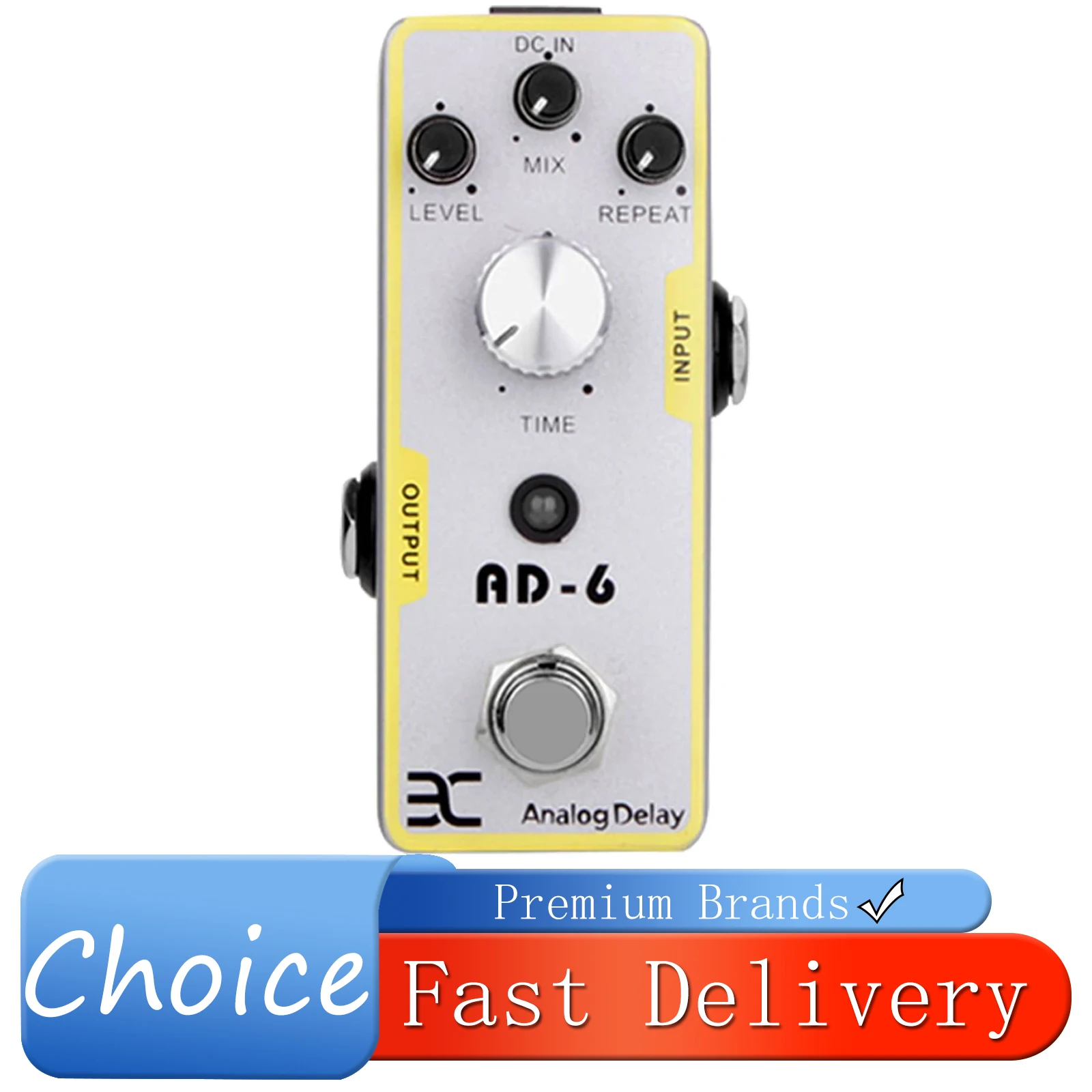 

ENO AD-6 Electric Guitar Effect Pedal Analogy Delay Effect True Bypass Pedal Miniature Extensive Delay Effects TC31 Guitar Parts