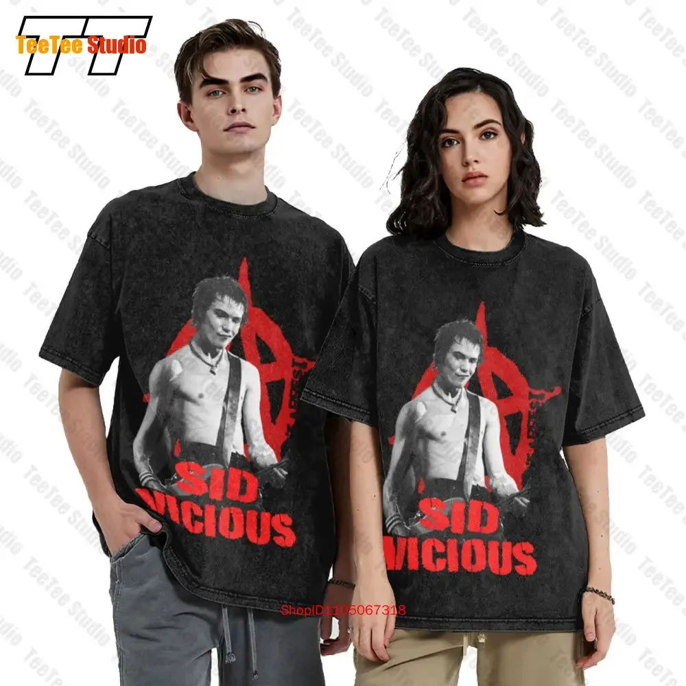 Sid Vicious Punk Rock Vintage Oversized T-Shirt JN7Y
