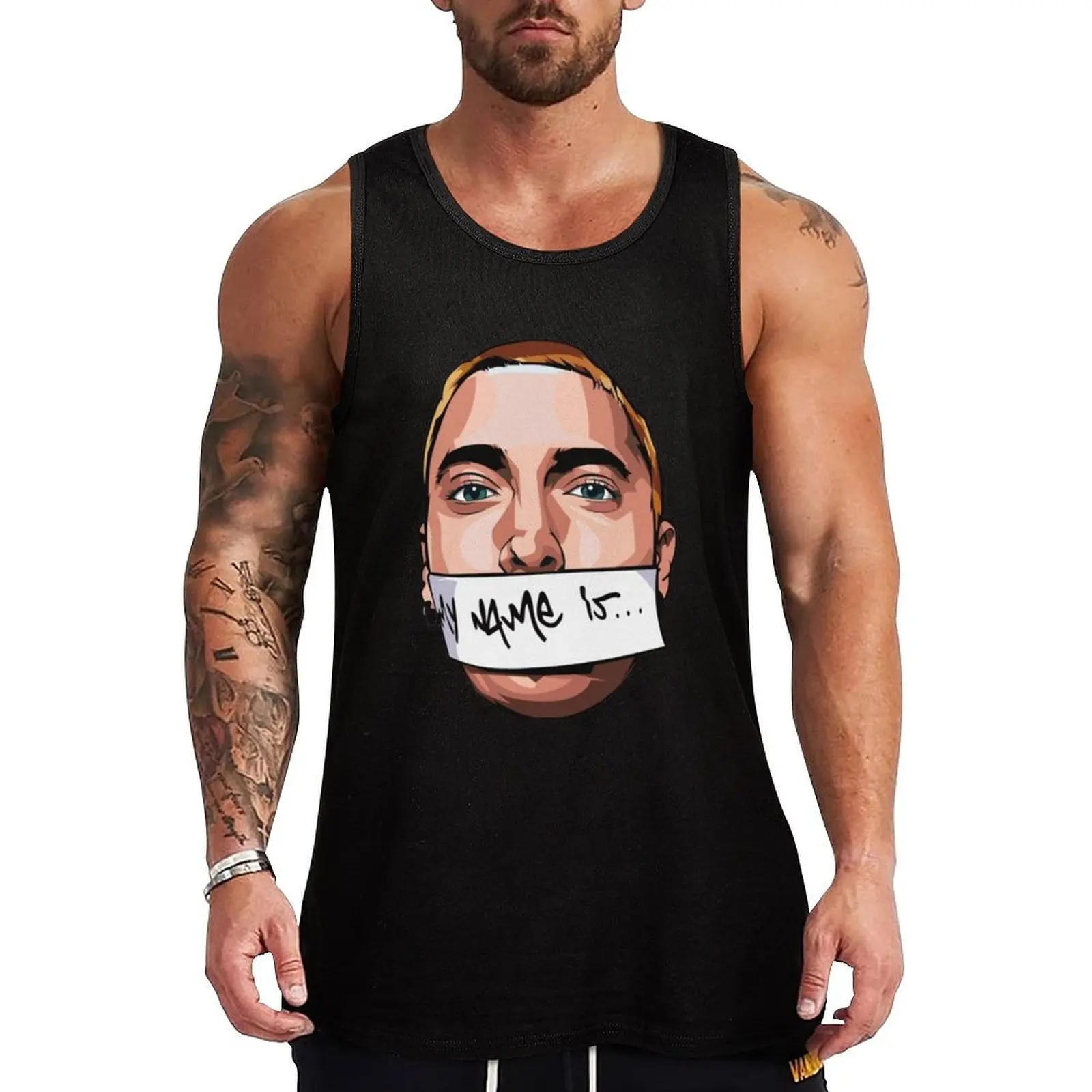 EMINEM TUTT Tank Top Outdoor Casual Tank Top Sleeveless Loose Summer Top