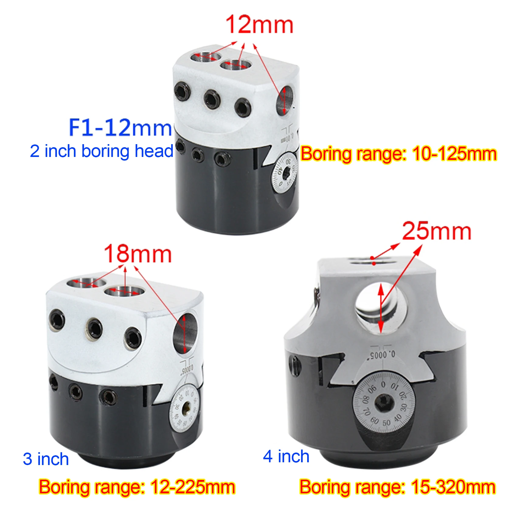 穴あけヘッドタイプF1-12 f1、高精度フライス盤、付属品、穴あけヘッド