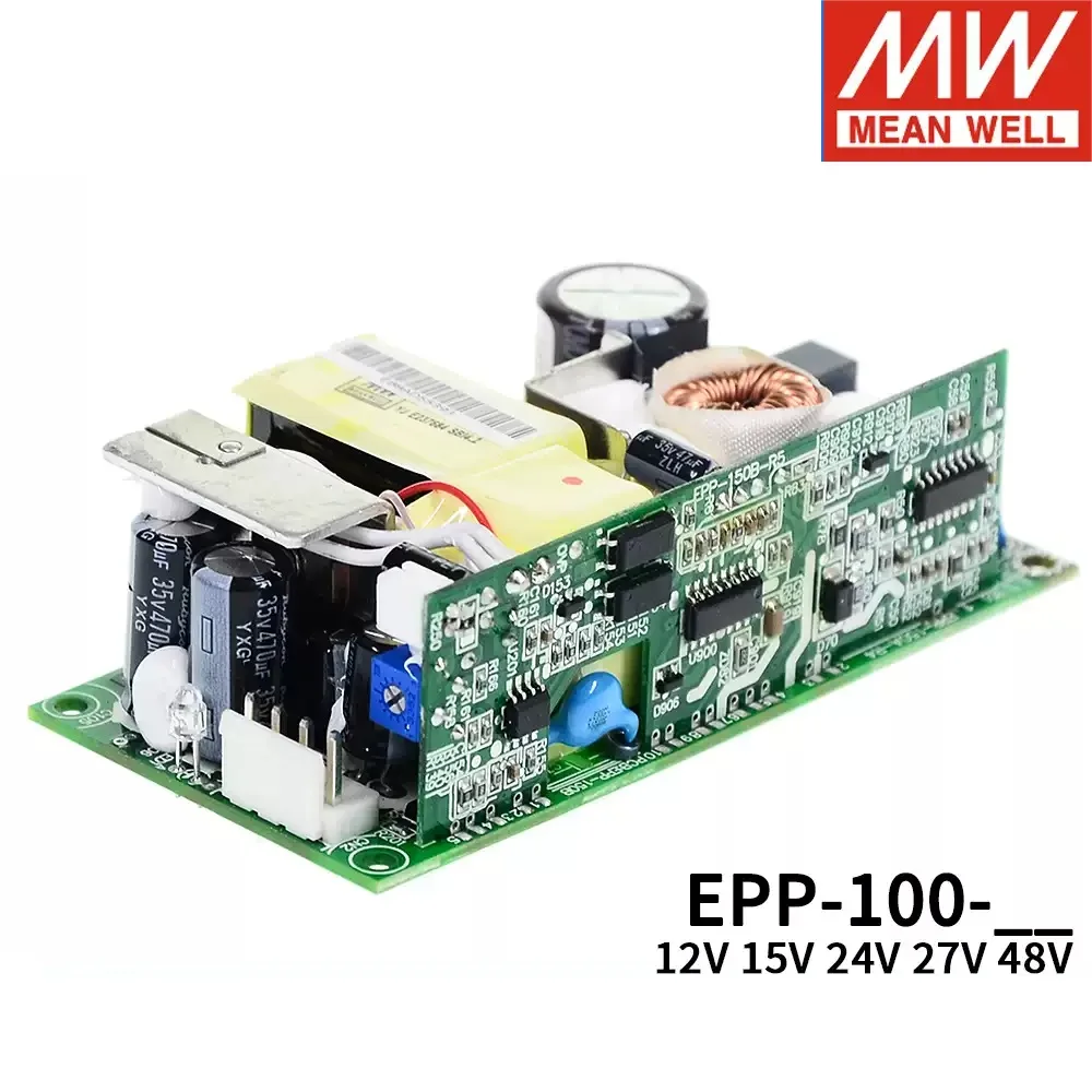 MEAN WELL EPP-100 EPP-100-12 EPP-100-15 EPP-100-24 EPP-100-27 EPP-100-48 100W Single Output with PFC Function