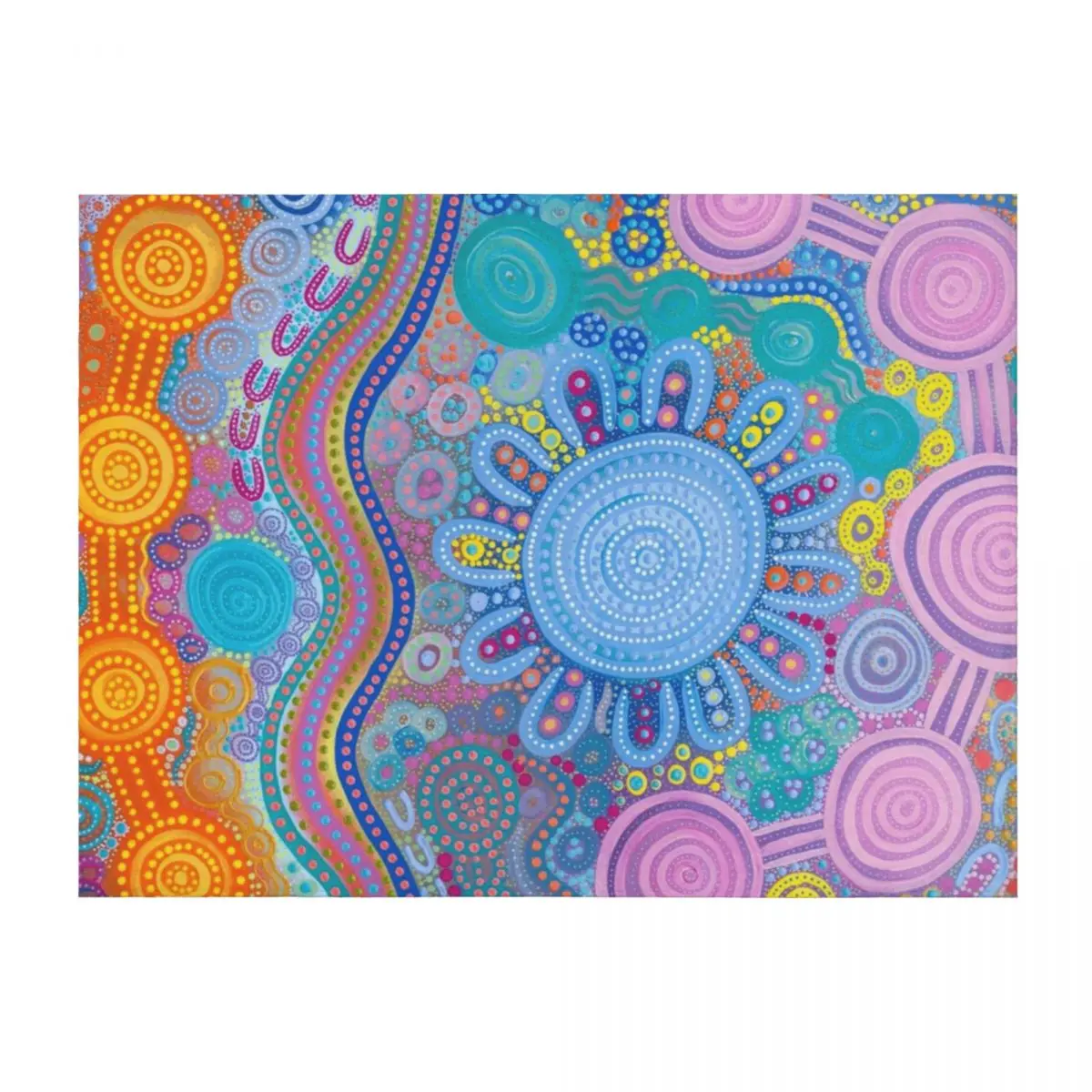 

Family Gathering Throw Blanket anime Soft Plaid Quilt Polar Blankets