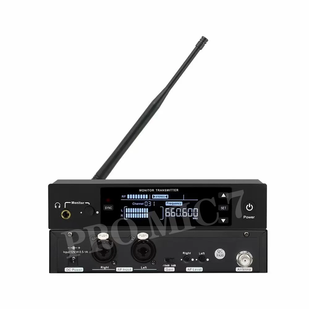 Microfoonaccessoires SOM-400 draadloos bewakingssysteem stereo 500-900MHz podiumprestaties kerk